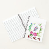 らせん状ノートパソコンエレファントフローラ ノートブック (内部)