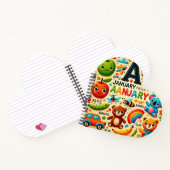 らせん状ノート ノートブック (内部)