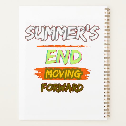 らせん状ノート プランナー手帳 (裏面)