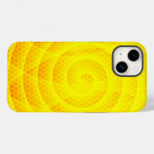 らせん状ハニカム Case-Mate iPhoneケース (裏面 (横))
