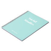 らせん状パーソナライズされたノート ノートブック (左側)