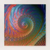 らせん状フラクタル ジグソーパズル (横)