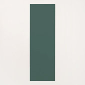 らせん状ベージュグリーンターコイズ抽象芸術フラクタルアート ヨガマット (裏面)