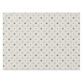 らせん状モダンの金ゴールドと黒 テーブルクロス (正面(横))