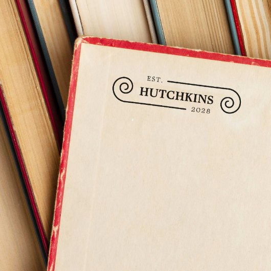 らせん状名成立年 セルフインキングスタンプ