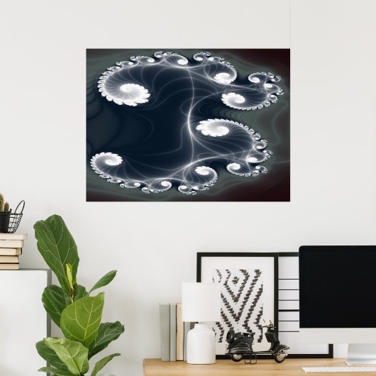 らせん状1 ポスター (ホームオフィス)