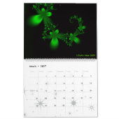 らせん状2009年 カレンダー (3月 2027)