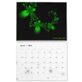 らせん状2009年 カレンダー (3月 2026)