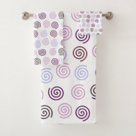 らせん状 バスタオルセット