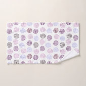 らせん状 バスタオルセット (ハンドタオル)