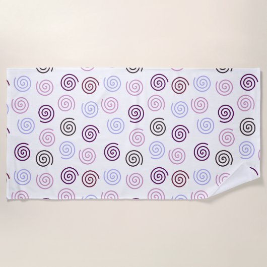 らせん状 ビーチタオル (正面)