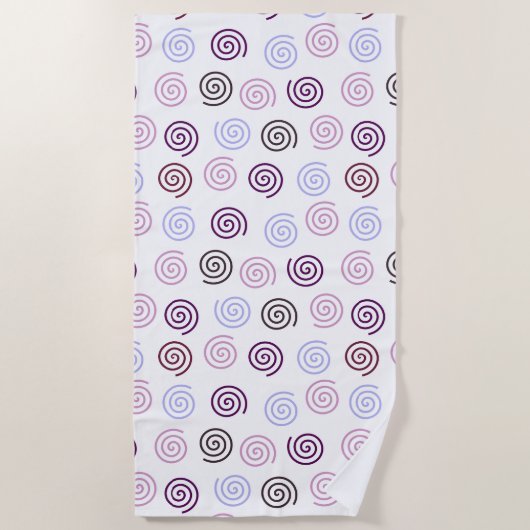 らせん状 ビーチタオル (正面)