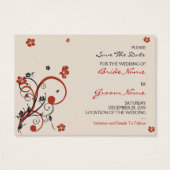 らせん状&フラワー結婚ズ救ザデイトMinicard (裏面)