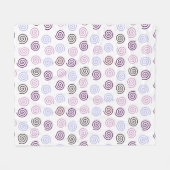 らせん状 フリースブランケット (正面(横))