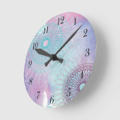 らせん状 ラウンド壁時計 (傾斜)