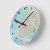 らせん状 ラウンド壁時計 (傾斜)