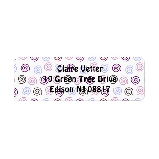 らせん状 ラベル (正面)