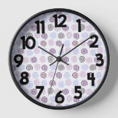 らせん状 壁時計 (正面)