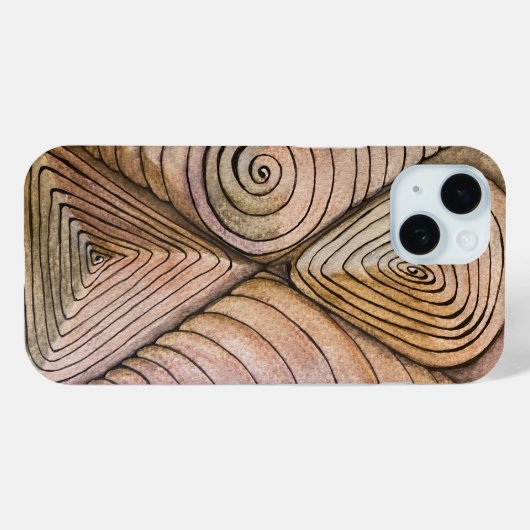 らせん状 Case-Mate iPhoneケース (裏面 (横))