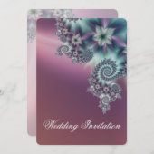 らせん結婚花 招待状 (正面/裏面)