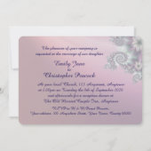 らせん結婚花 招待状 (裏面)