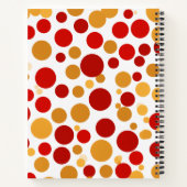 らせん考え状のノートバブル：アイディアの上昇 ノートブック (裏面)