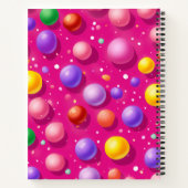 らせん考え状のノートバブル：アイディアの上昇 ノートブック (裏面)