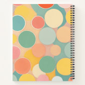 らせん考え状のノートバブル：アイディアの上昇 ノートブック (裏面)