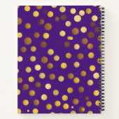 らせん考え状のノートバブル：アイディアの上昇 ノートブック (裏面)