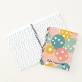 らせん考え状のノートバブル:アイディアの上昇 ノートブック (内部)