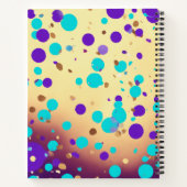 らせん考え状のノートバブル:アイディアの上昇 ノートブック (裏面)