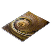 らせん階段パターン ノートブック (左側)