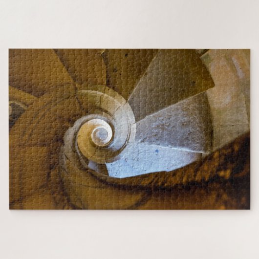 らせん階段下り ジグソーパズル (横)