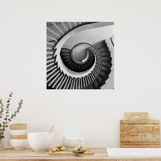 らせん階段01 ポスター (キッチン)