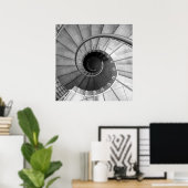 らせん階段04 ポスター (ホームオフィス)