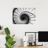 らせん階段 ポスター (ホームオフィス)