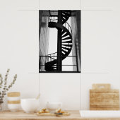 らせん階段 ポスター (キッチン)