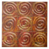 らせん(銅)タイル タイル (正面)