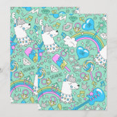 らま模様2 サンキューカード (正面/裏面)