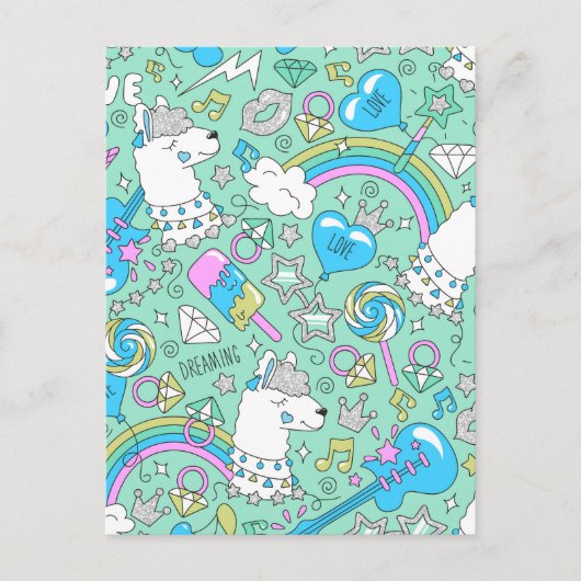 らま模様2 ポストカード (正面)