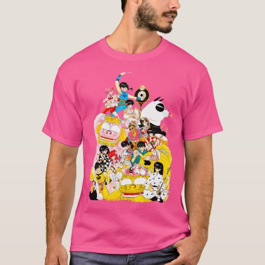 らんま12マンガイラストレーション Tシャツ (正面)