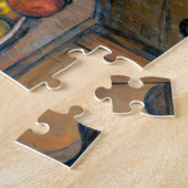 りんごおよびモモが付いているポールセザンヌ|の静物画、 ジグソーパズル (側面)