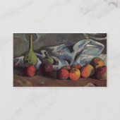 りんごおよび緑のつぼとのポールGauguin-Stillの生命 名刺 (裏面)