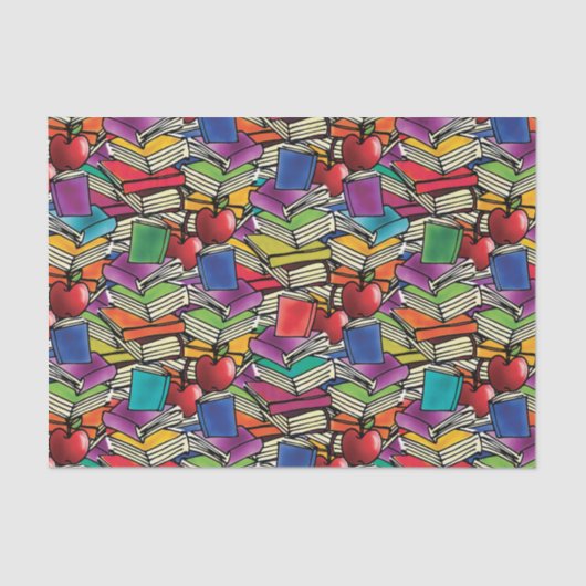 りんごが付いている書架 薄葉紙 (正面)