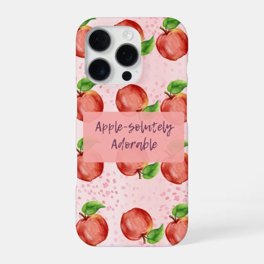 りんごが可愛い iPhoneケース (裏面)