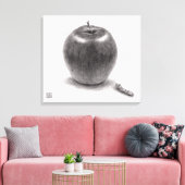 りんごとあおむし キャンバスプリント (インサイチュ (リビング))