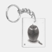 りんごとあおむし キーホルダー (正面左)