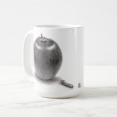 りんごとあおむし コーヒーマグカップ (正面左)