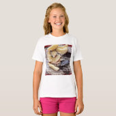 りんごとオレンジの比較Tシャツ Tシャツ (正面フル)
