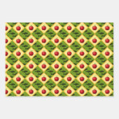 りんごと魚 ラッピングペーパーシート (正面3)